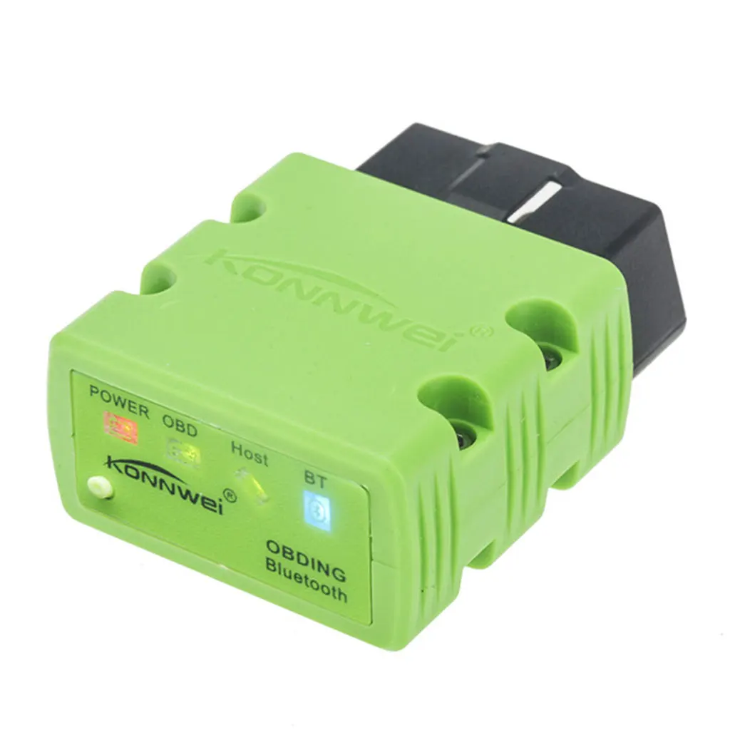 Обновленный Автомобильный сканер черный Bluetooth 3,0 автомобильный диагностический инструмент Vag Com ELM327V1.5 автоматический детектор OBD OBD2 считыватель кодов - Цвет: Зеленый