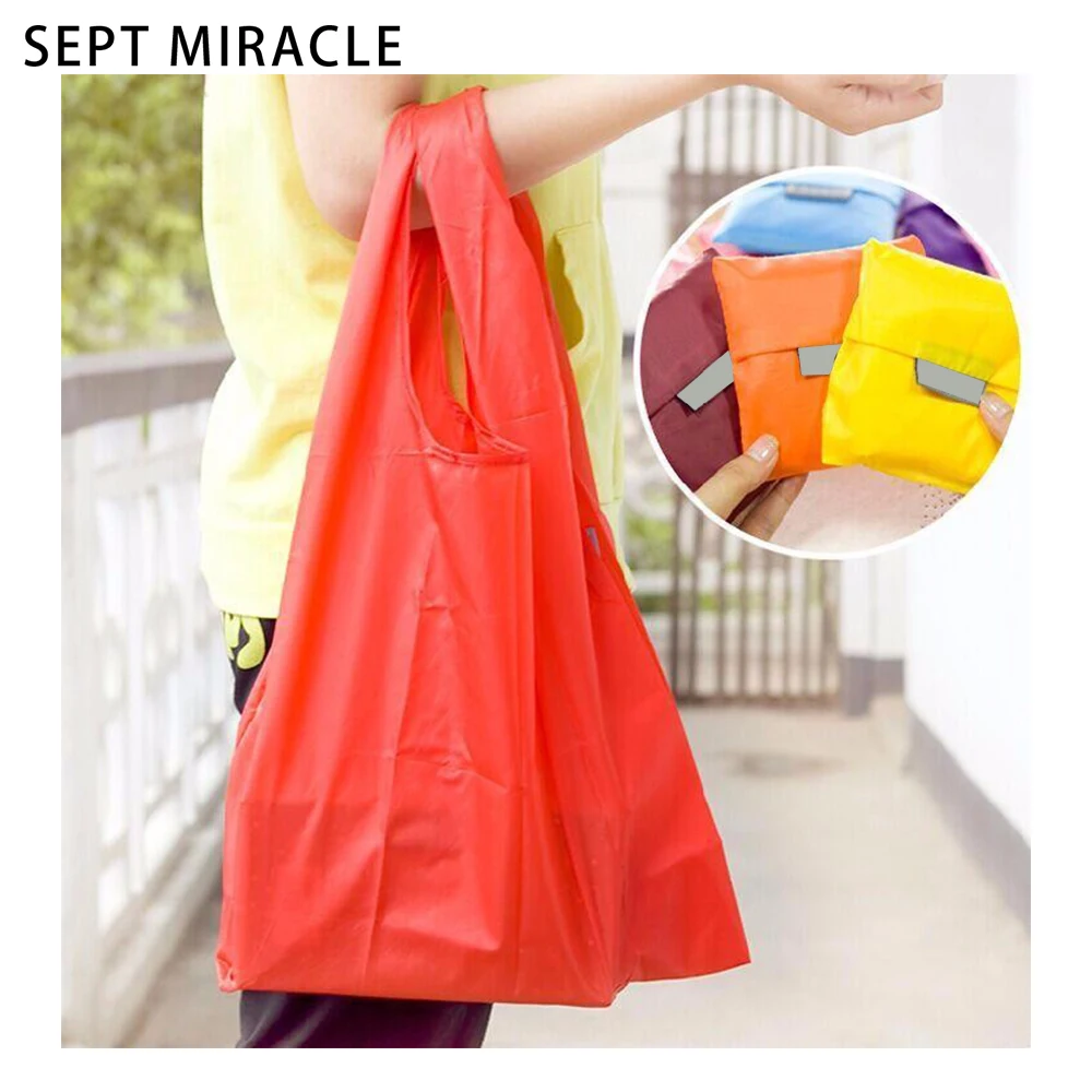 Buy New Women Foldable Reusable Square Shopping Bags