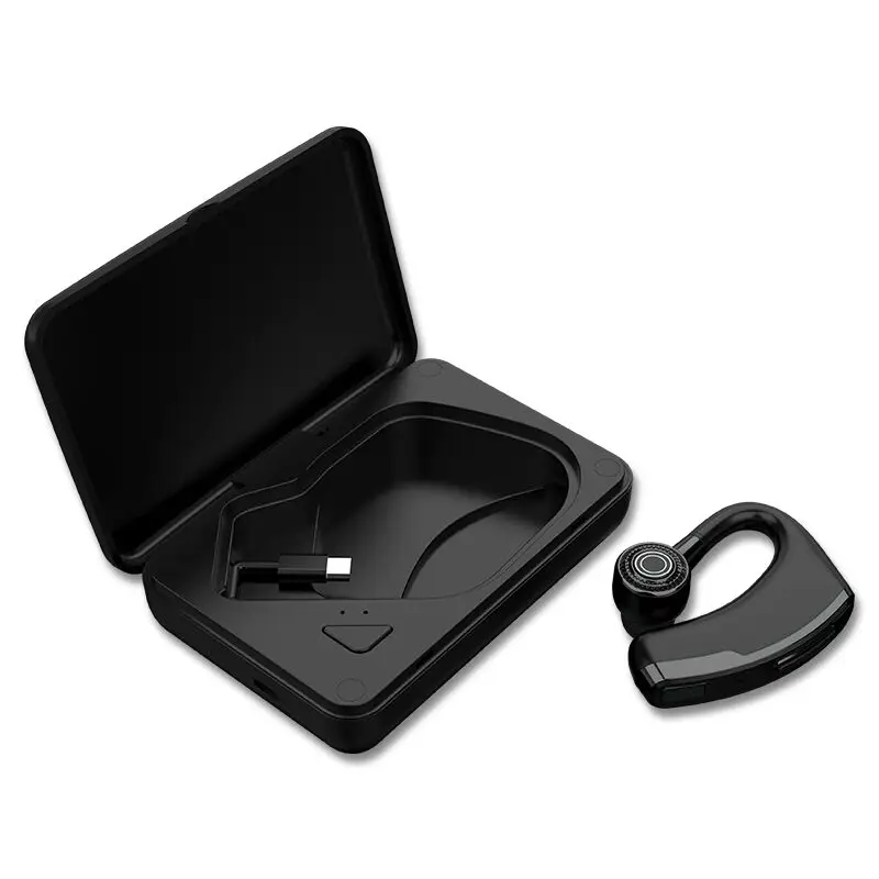 Voice command-BB V10 бизнес Bluetooth наушники Быстрая зарядка драйвер Handsfree наушники с микрофоном Голосовая команда Шумоподавление для всех телефонов - Цвет: Voice command-BB