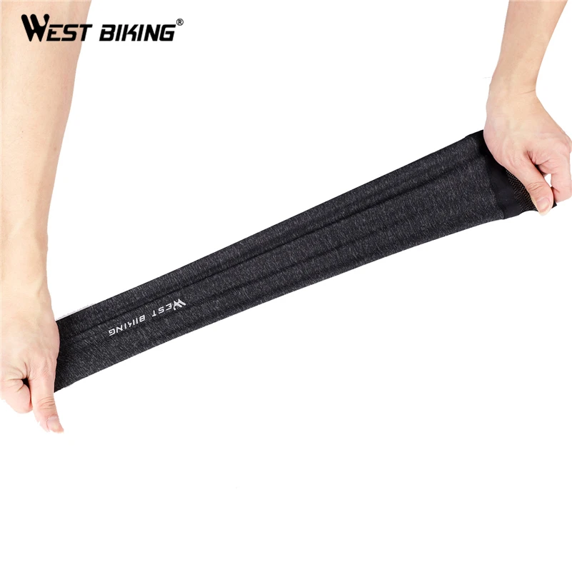 Cycling Running Arm Sleeve Bicycle UV Protection Cuff Cover Bike Sport Arm Warmers Cool Men Women Cycling Sleeves WEST BIKING