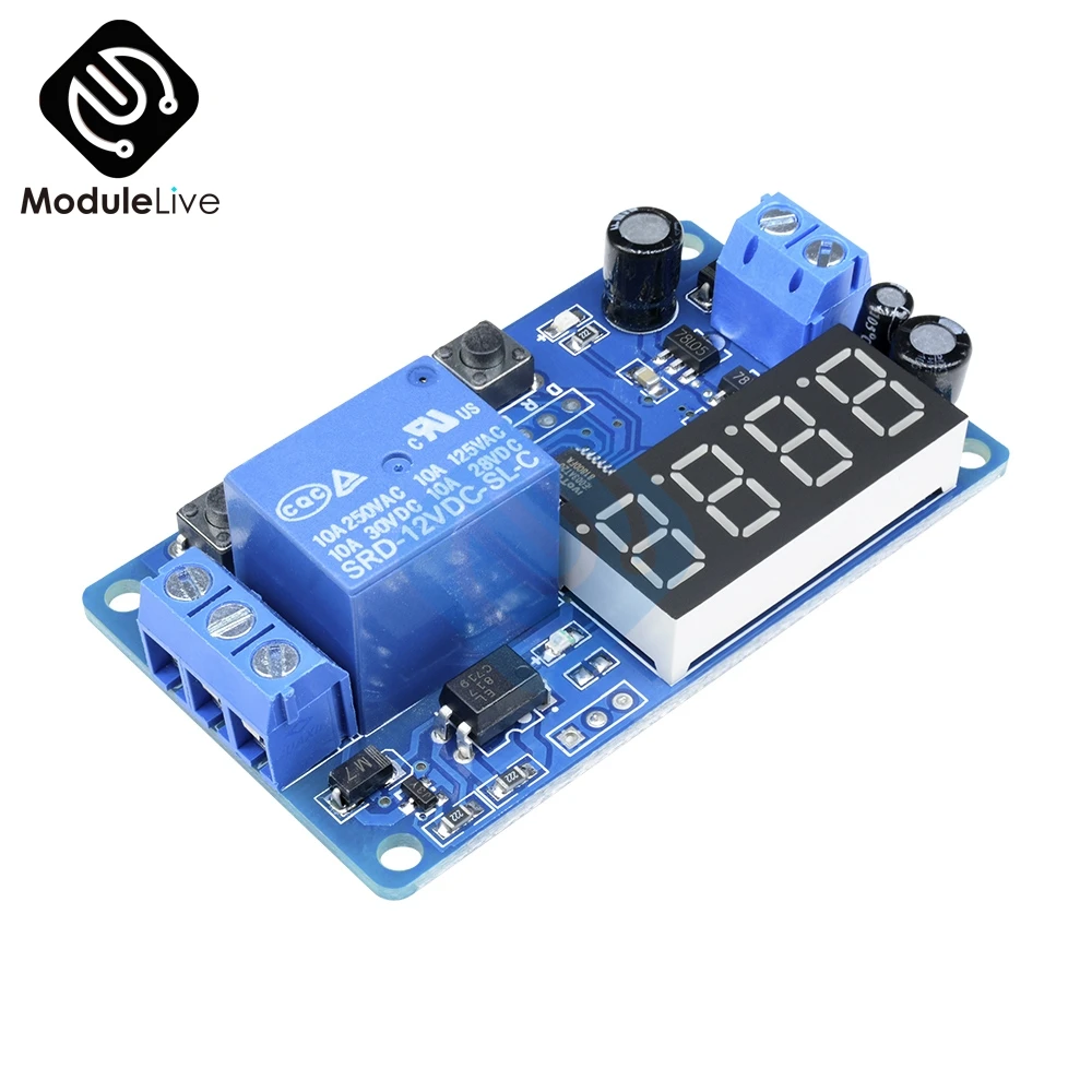 Dc 12v Led Display Digital Delay Timer Control Switch