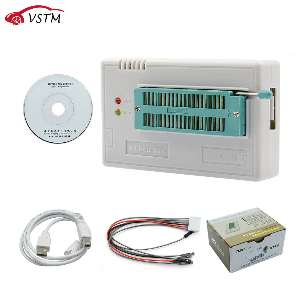 

Original Newest TL866II Plus V8.33 Standard Version Universal Minipro Programmer+Test Clip TL866 PIC Bios