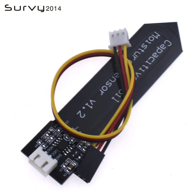 

Capacitive soil moisture sensor Corrosion Resistant wide voltage wire Analog Capacitive Soil Moisture Sensor V1.2