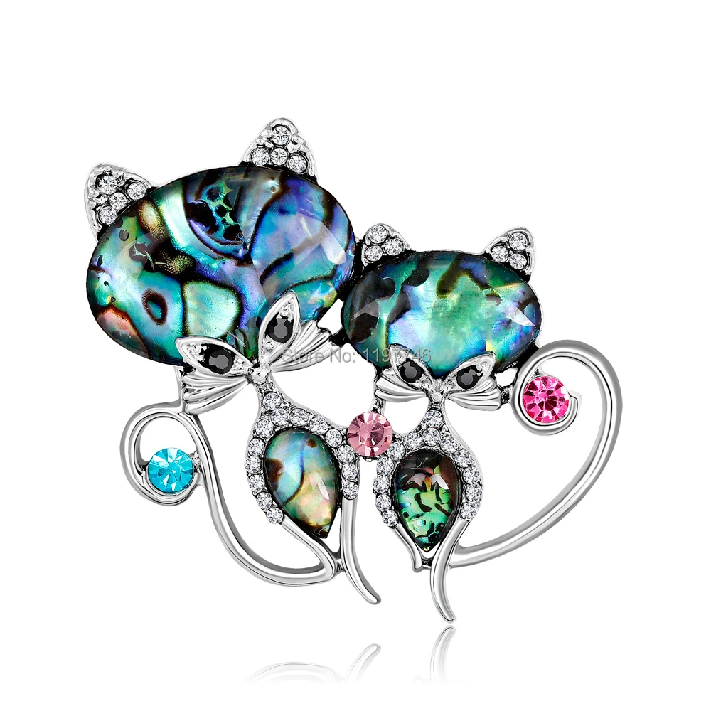 EmmaGreen Butterfly Brooch Pin Enamel Crystal Vintage Antique Animal Corsages Scarf Clips Brooches