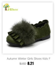 JGSHOWKITO/осенне-зимняя модная обувь для девочек с натуральным мехом; мягкая обувь принцессы с перьями страуса для маленьких детей; обувь на плоской подошве со стразами