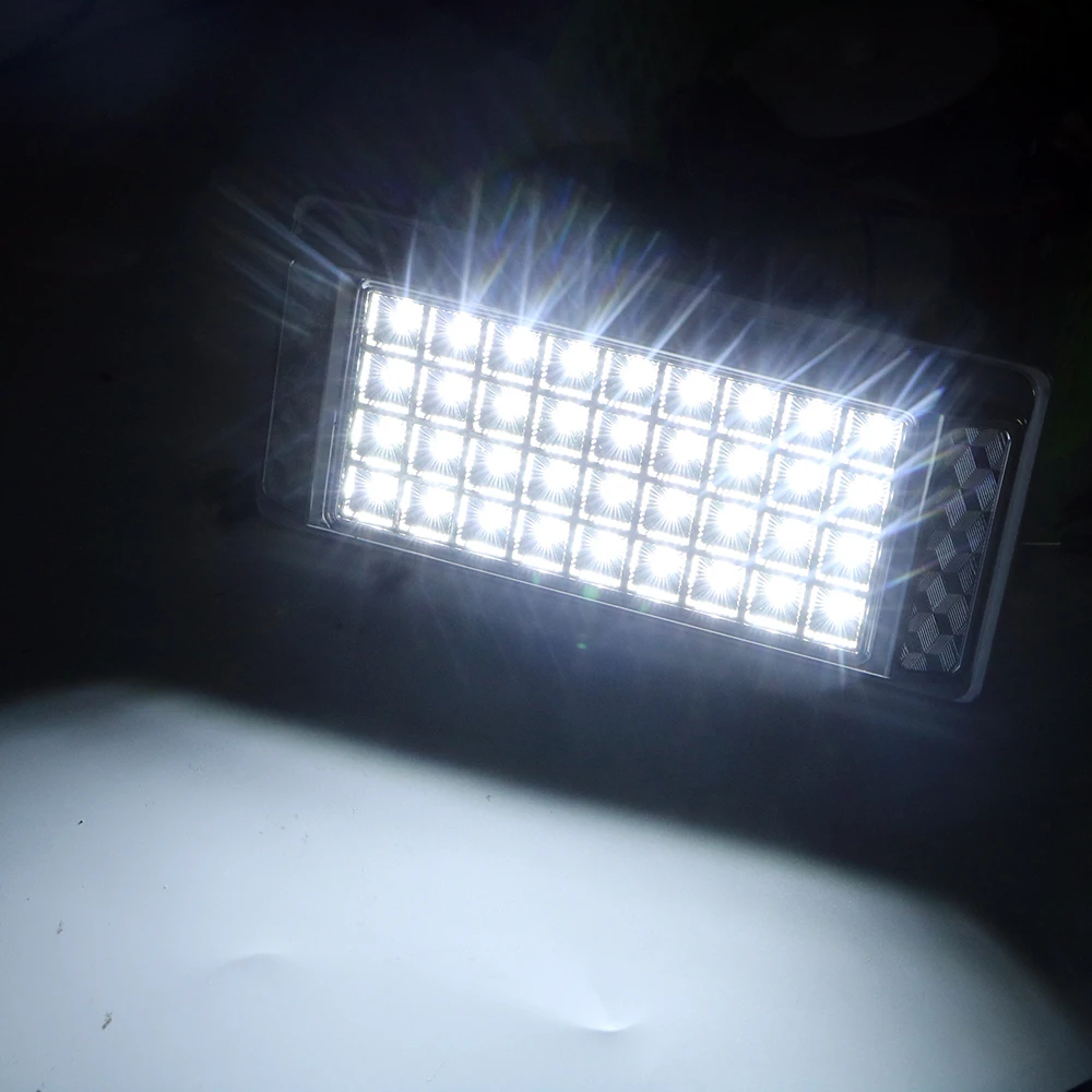 ITimo автомобильный купольный светильник сигнальная лампа 36LED потолочный светильник на крышу лампа для автомобиля-Стайлинг Прямоугольный белый авто интерьерный светильник