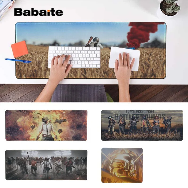 

Babaite New Arrivals PUBG Locking Edge Mouse Pad Game Rubber PC Computer Gaming mousepad