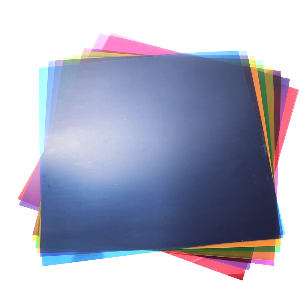 Прозрачный светильник 8 цветов 12 &quotx 12&quot/30x30 см ing фильтр гелевые корректирующие