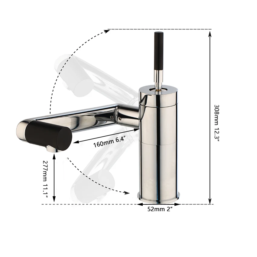 Torayvino кран для раковины, кухонный кран на бортике, кран для ванной комнаты, поворотный 360 латунный Смеситель для горячей и холодной воды, Torneiras Cozinha кран