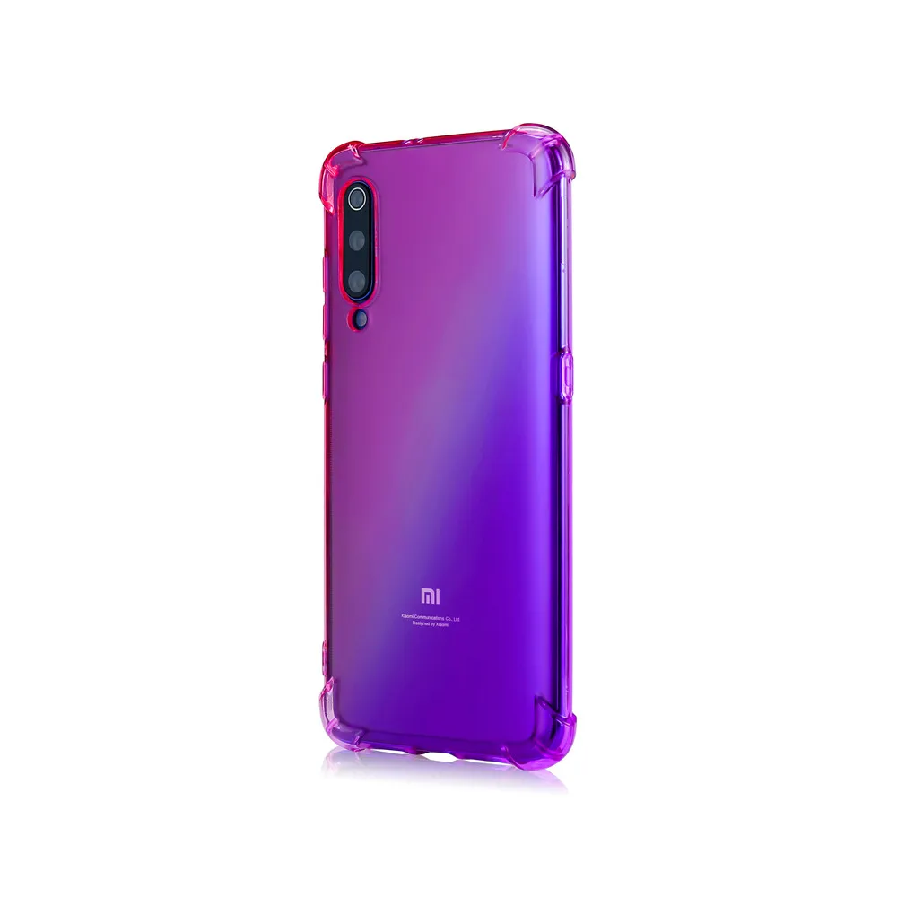 Цветной градиентный телефонный чехол для Xiao mi Red mi Note 7 Ультратонкий Мягкий ТПУ чехол s для Xiaomi mi 9 mi 9 Explore ore Cover Conque