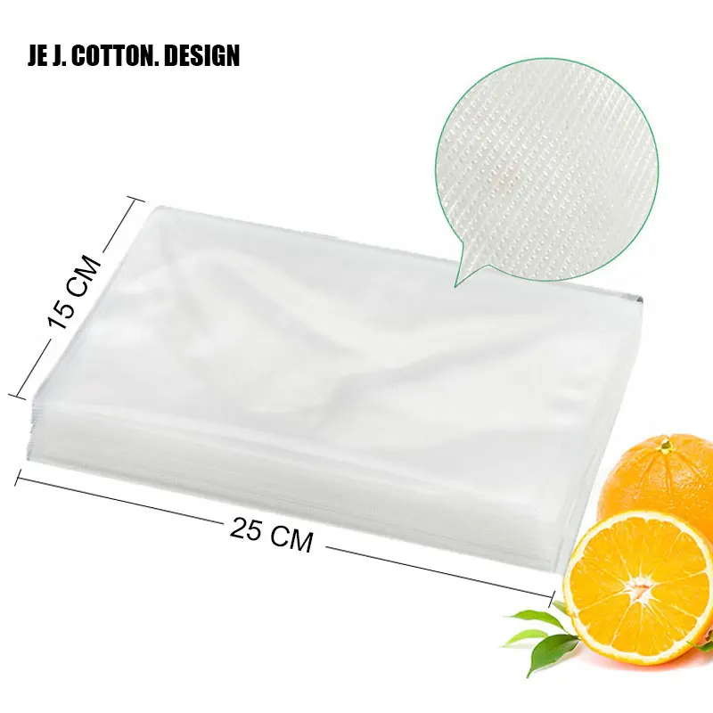 100 Pieces 15*25 CM Vacuum Packer Bags for Food High thickness Grain