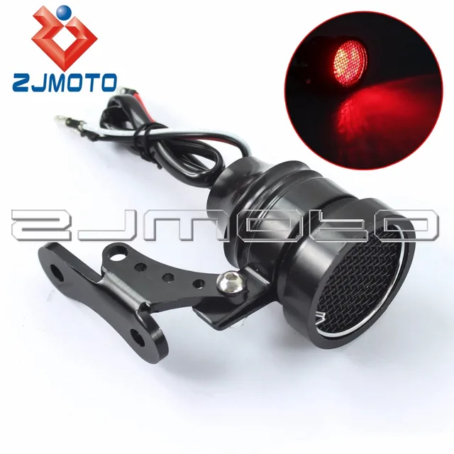 Motorcycle LED Tail Light Fender Mount Rear Stop Brake Light Taillight