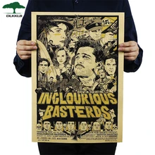 Dlkklb Inglourious Basterds классический фильм плакат настенный Бар Кафе дом художественный Декор смешанные элементы плакаты ретро стикер стены