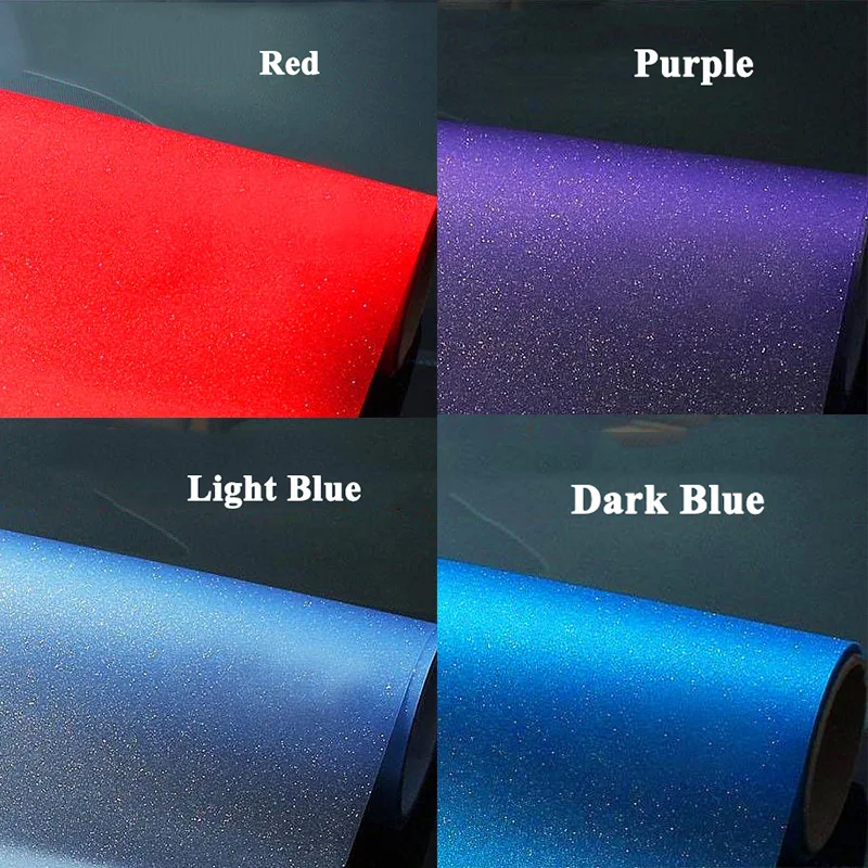 1pc SEEYULE 0.3m*1.2m Frosted with Flash Point Car Film Car Headlight Taillight Protection Color change waterproof Roll Sticker 