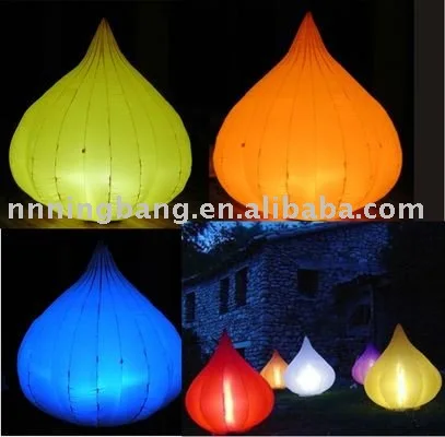 

upstanding inflatable ball decoration