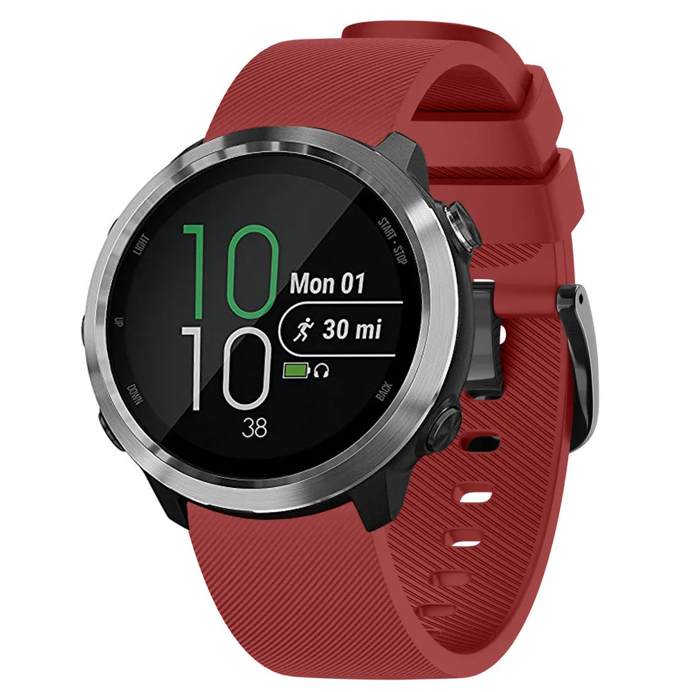 Силиконовый браслет для Garmin vivoactive3 Forerunner 645 мягкий силиконовый сменный спортивный ремешок для наручных часов