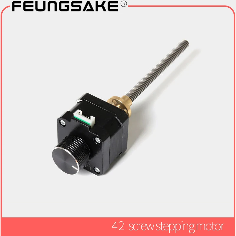 

cnc wood router z axis 42 step motor T8 screw for cnc machine control z axis accurate moving 42HS34-1304S stepper motor