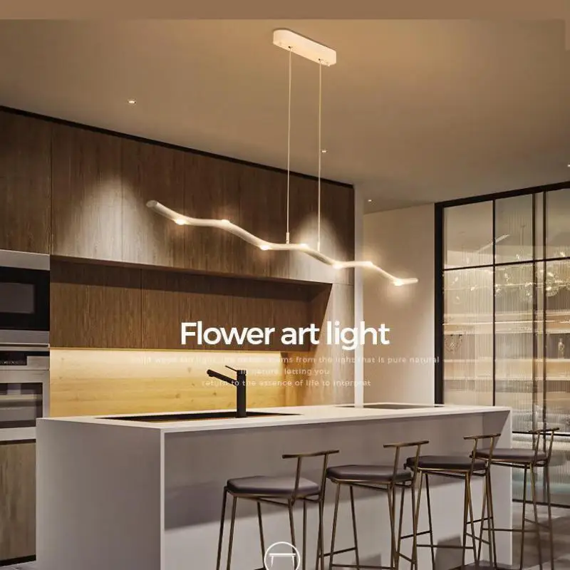 

White Nordic LED Pendant Lights Living room Bedroom Dining Room Hanging Lamp LED Pendant Lamp Indoor Lighting
