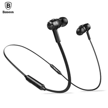Baseus S06 Magnétique Auriculares Bluetooth Écouteur Casque Avec Microphone 4.1 Sans Fil Bluetooth Casque