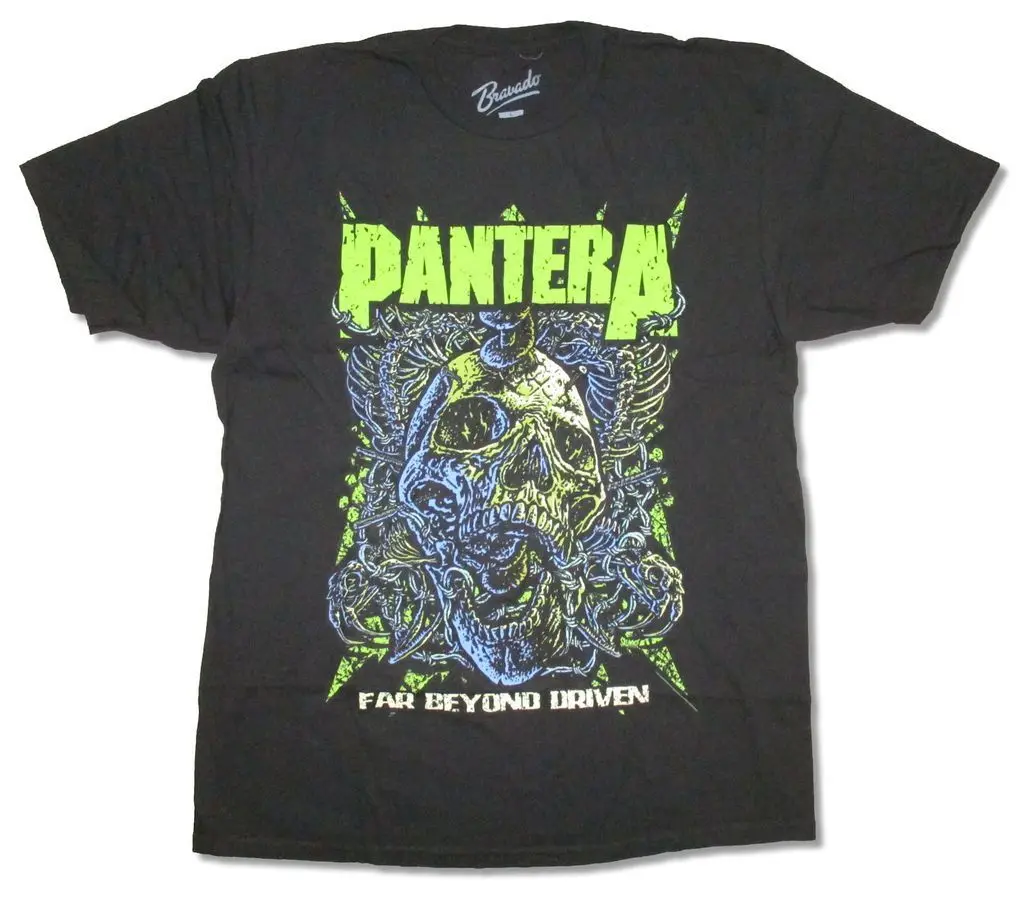 Pantera Far Beyond Driven Skull Black T Shirt New Official Dimebag|T ...