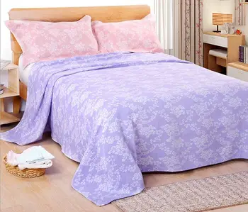 

2020 New Cotton Towel Blanket -1PC 100% Cotton Blanket on Bed Jacquard Throw Blanket Air-Condition Blanket