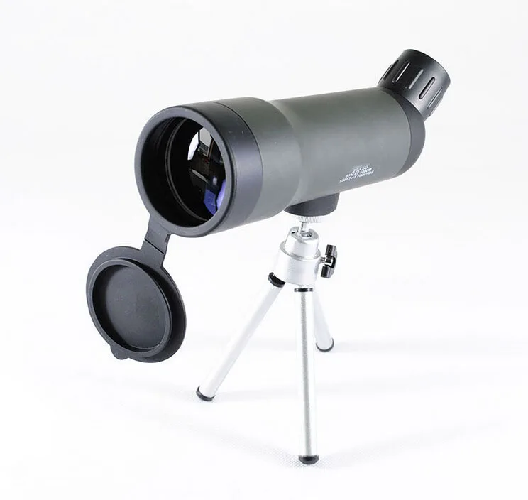 Zoom de Acampamento Lupa com Tripé Spotting Scope Mini Telescópio Monocular Caça Óptica Tamanho Bolso Compacto 20×50