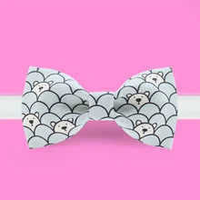 Модный Мужской дизайнерский мужской костюм, галстук-бабочка для свадьбы, напечатанный Жених Невеста, персональный Медвежонок-Непоседа, человек