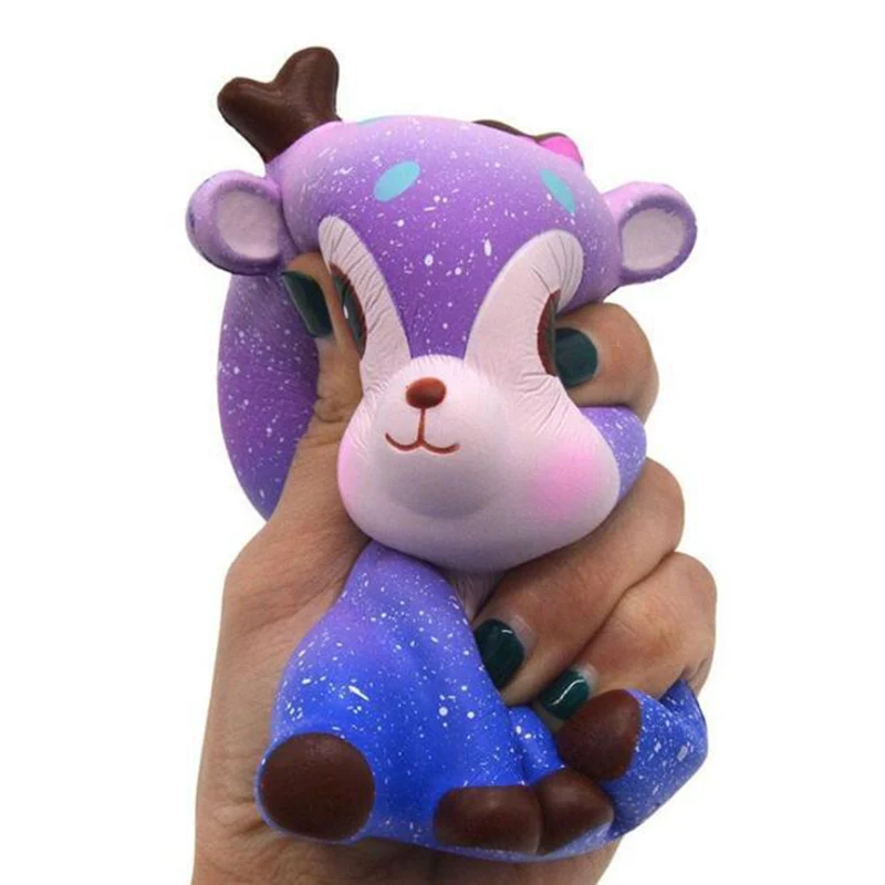 Мягкое милое Kawaii мультфильм олень игрушка медленно растет для детей взрослых