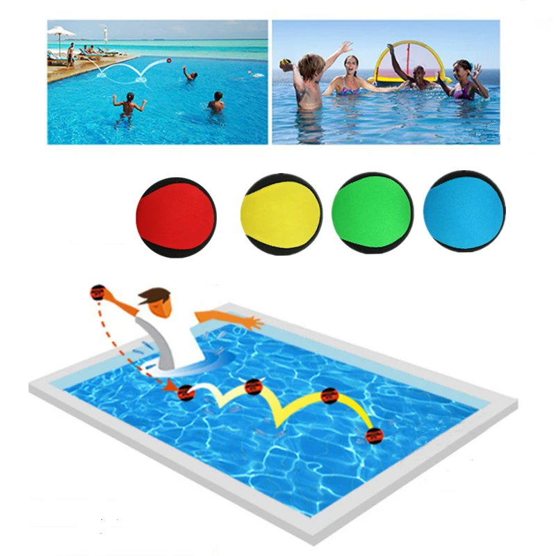 

Pool Float Floating Bouncing Ball Summer Swimming Pool Party Toy Child&Adult Water Sports Ball Skips On Water Pool Toy Game