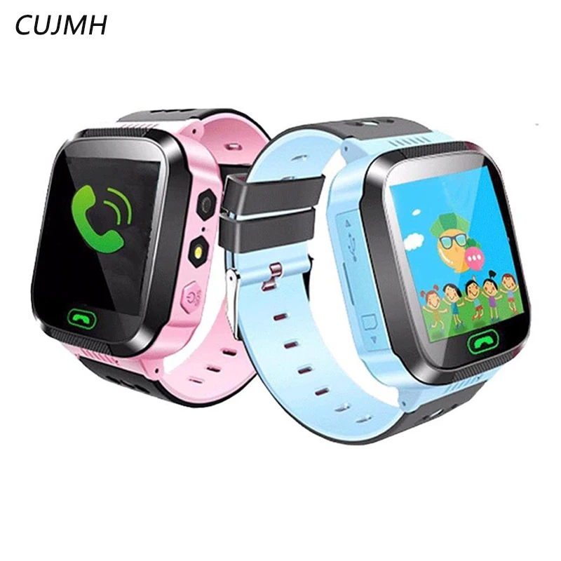 

CUJMH Q528 children's phone watch male and female students smart watch with touch screen positioning call card function.