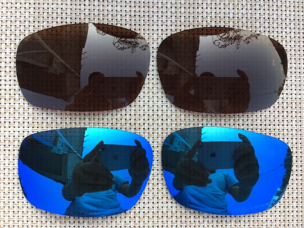 navy blue & brown Polarized Replacement Lenses for Jawbone Sunglasses