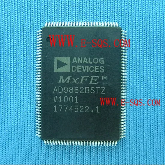 

Free shipping.IC New AD9862BSTZ--QFP128 genuine original green spot AD9862BST