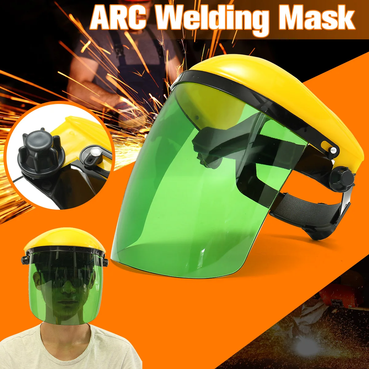 

Brand New ARC Welding Helmet Mask with Safety Goggles Eye Protection for Welder Working Grinding Hot Sale