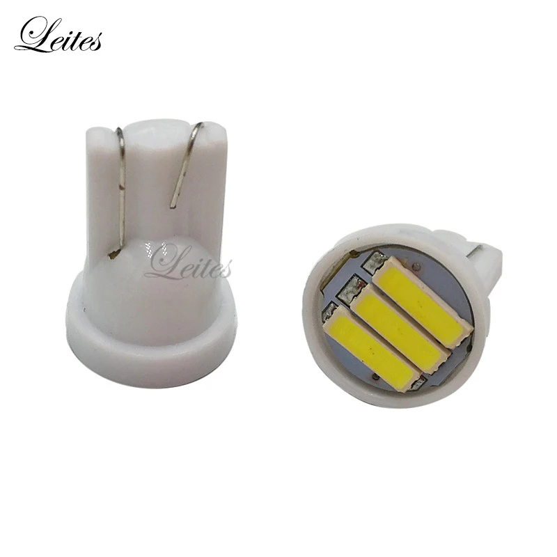 

4000pcs T10 7020 3SMD 194 927 161 168 W5W 7014 3smd Led Auto Instrument Lights Led Car Light Wedge Side Lamps Width Reading Lamp
