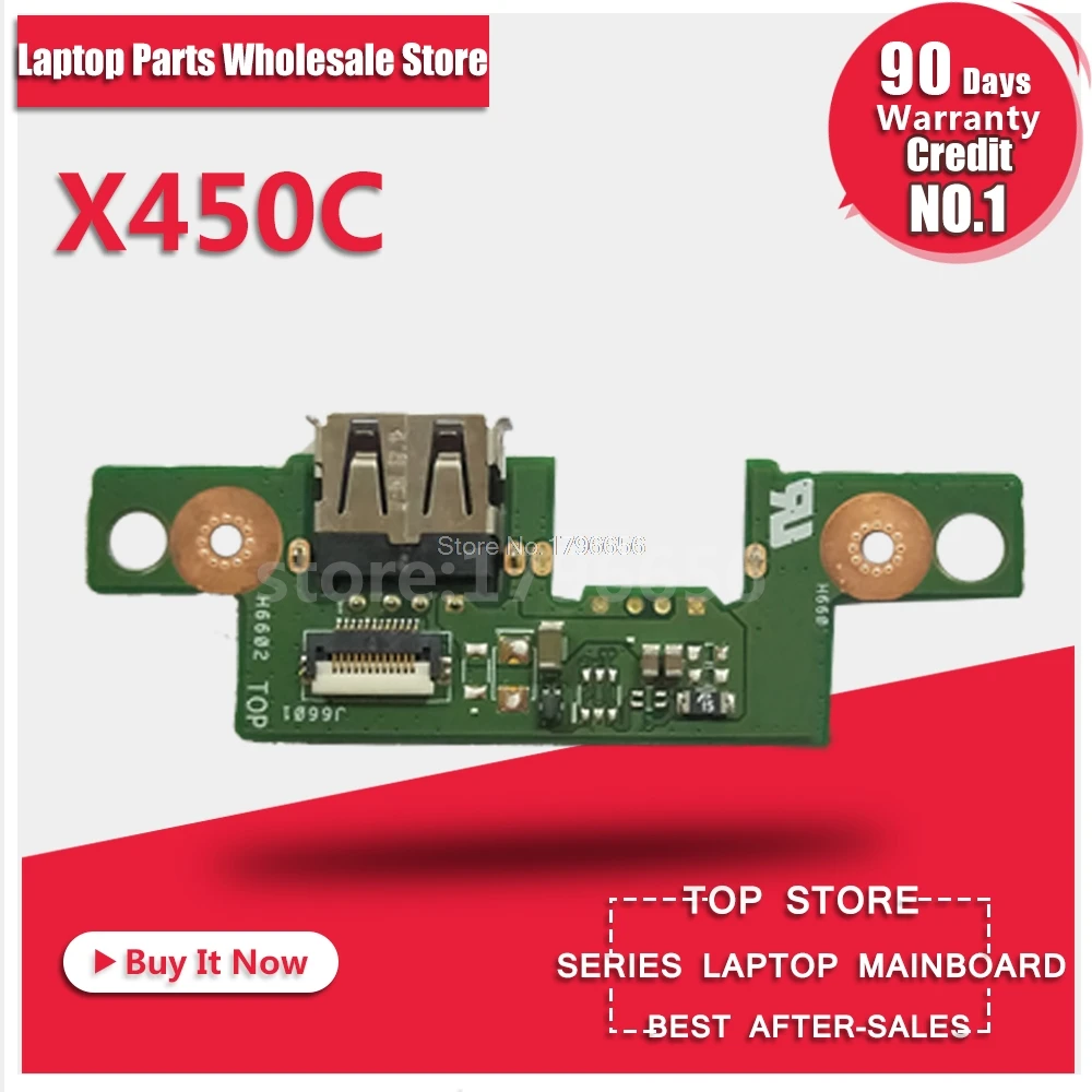Для For Asus X450VC X450C A450C K450C X450L A450L Y481C Y481L X452M X552M ноутбук аудио USB IO Плата интерфейса