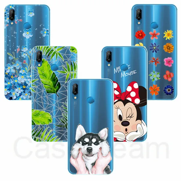 TPU Cover for Huawei NOVA 3E cover Cartoon Case case mix models &amp designs accept |
