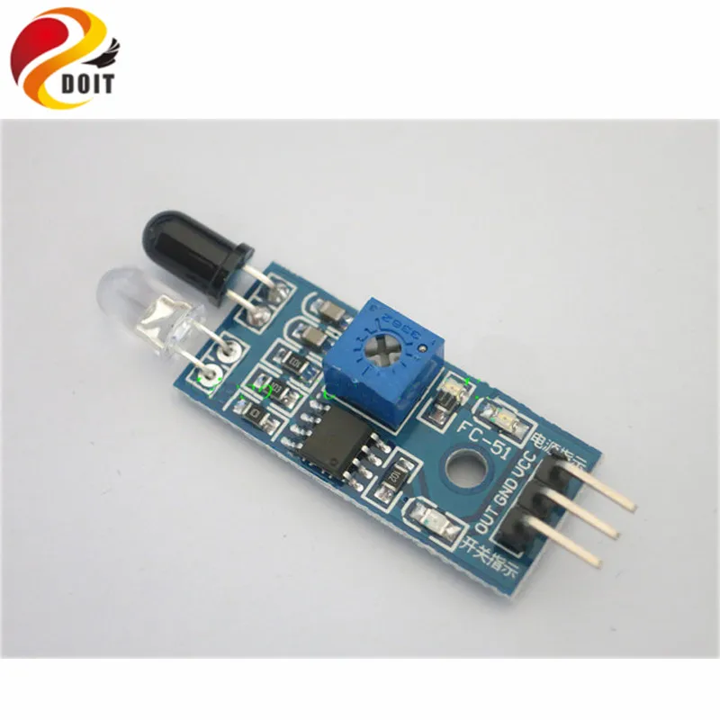 

IR Infrared Obstacle Avoidance Sensor Module for Arduino Smart Car Robot 3-wire Reflective Photoelectric New