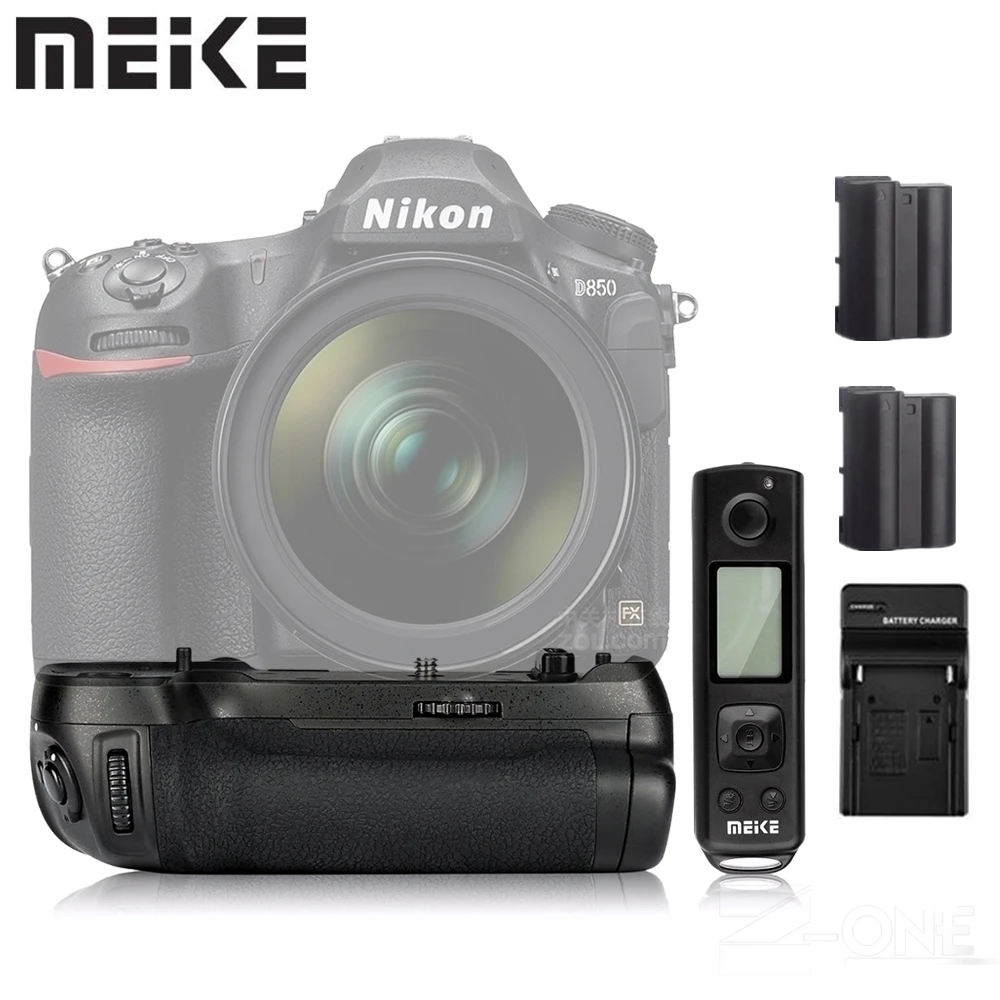 Meike-MK-D850-Pro-Riprese-Verticali-Power-Pack-Battery-Grip-con-2-4g-Telecomando-Senza-Fili