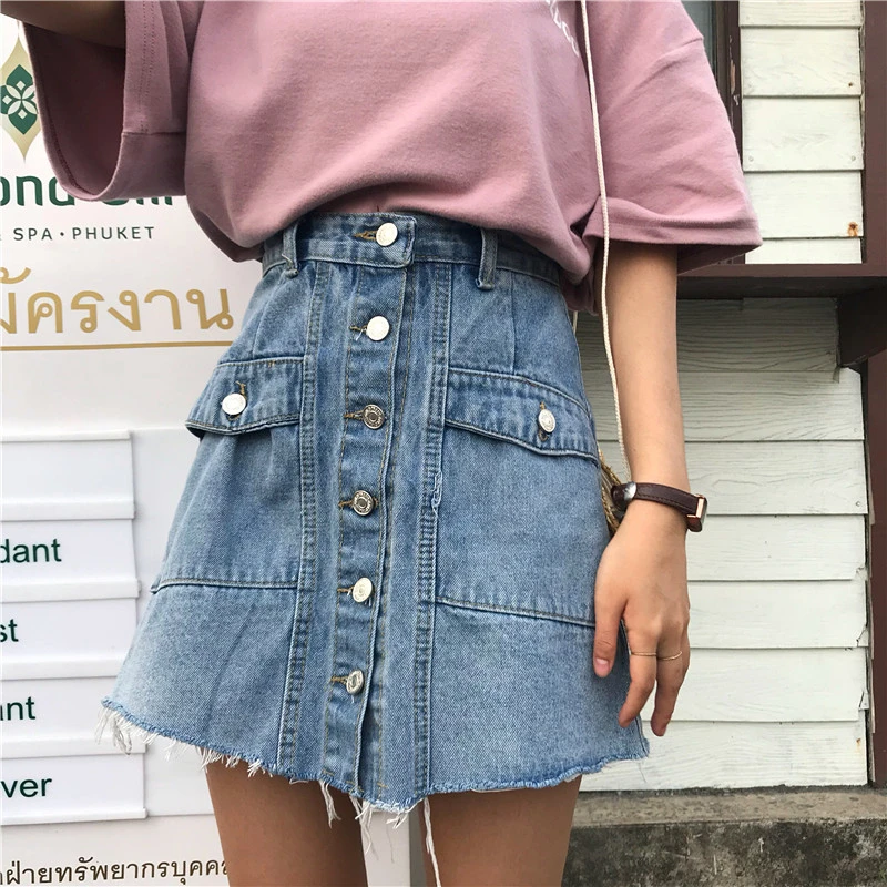 cheap wholesale denim skirts