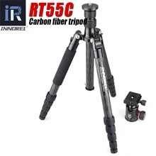 RT55C Professionelle 10 Schichten Carbon Fiber Stativ video reise tragbare Einbeinstativ mit kugelkopf für DSLR kamera Max Höhe 161cm