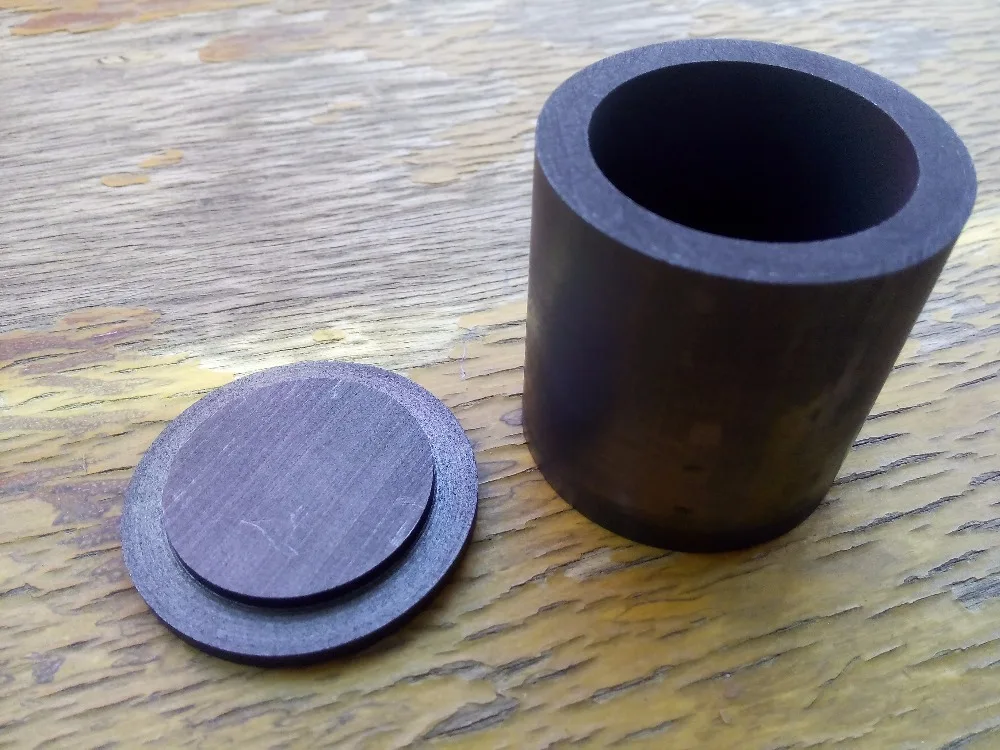 

Dia 30x H 30mm high purity graphite crucible casting melting