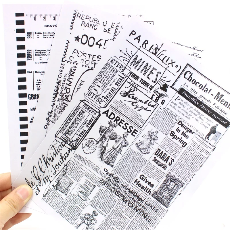 

KSCRAFT 3pc Vintage Vellum Paper Stickers for Scrapbooking Happy Planner/Card Making/Journaling Project