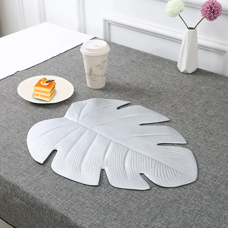 

Individual Table Mat EVA Coasters Tableware Pot Holder Table Decor Pad Dining Waterproof Slip-Resistant Placemats For Kitchen