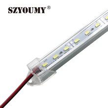SZYOUMY DC12V 5630 светодиодный бар свет 5630 с ПК крышку 150 см/108 светодиодный s светодиодный жесткий свет белый /теплый белый/красный/зеленый/синий/холодный белый