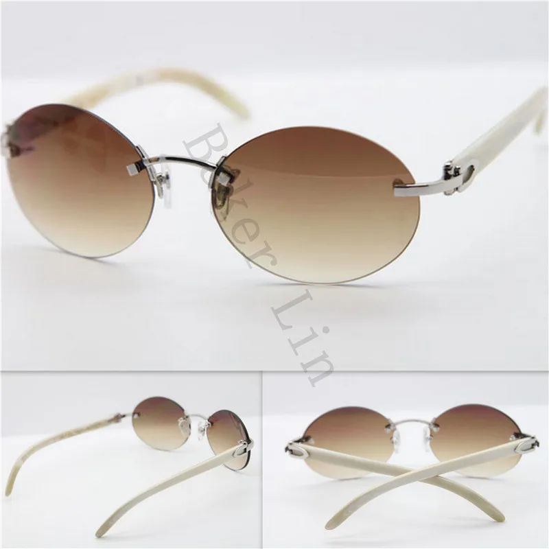 Cartier 3524018 Rimless Wood Sunglasses (6)