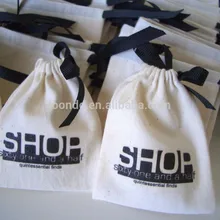 Хлопок сумки ювелирные изделия индивидуальный логотип хлопка подарок Сумки свадебный подарок Сумки Jewelry мешок подарка