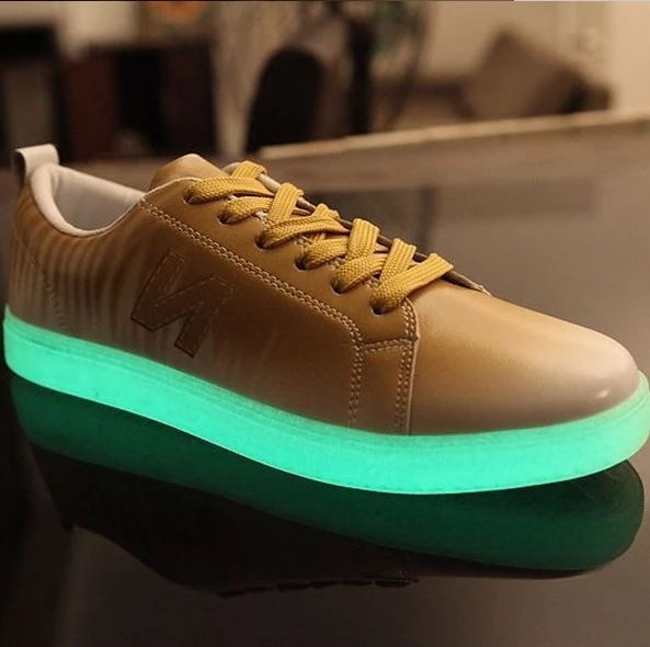 2014 Size 39-44 Men Fashion Low-Top Number N Lighted Sneakers Young Boys Preppy Sport Shoes Skate | Тематическая одежда и