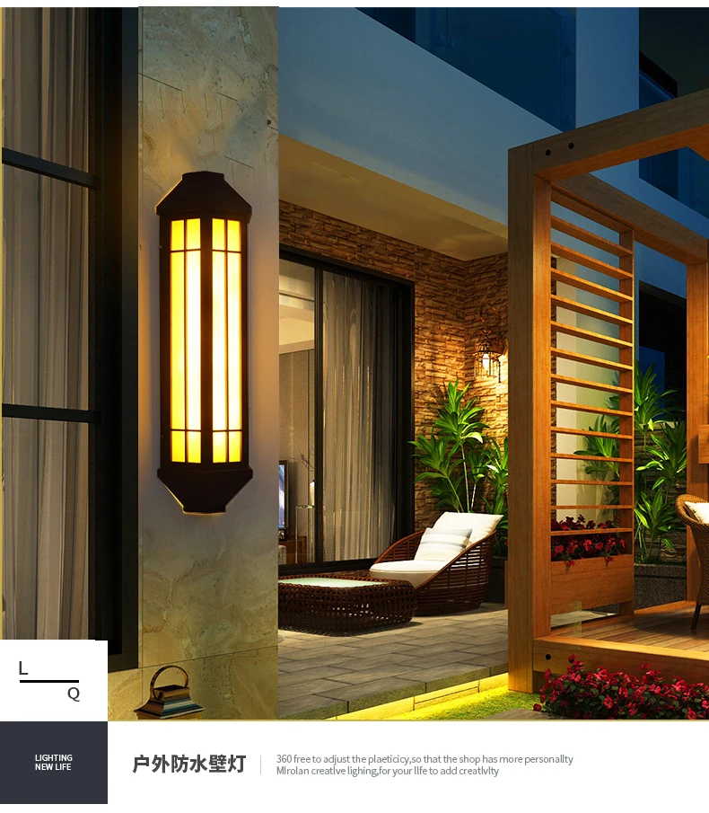 Garden Large Outdoor Wall Lights E27 Led Waterproof Street Wall Lights E27 Led Waterproof