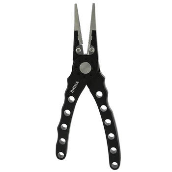 

Professional 6.8" Aluminum Fishing Pliers Braid Line Cutter Split Ring Holder Hook Remover Stainless Steel Jaws