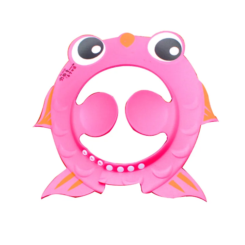 

Clearance Bathing Shower Cap Baby Children Hair Wash Shower Shampoo Hat Cap Shield Eye Ear Protection